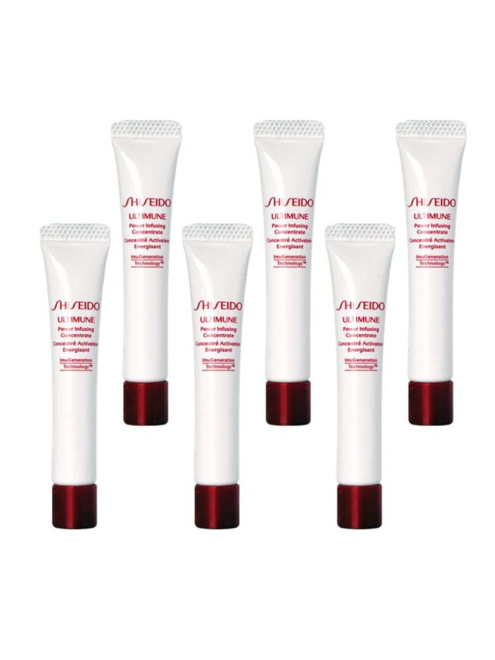 6x Shiseido Ultimune Power Infusing Concentrate Travel Size - 5ml/.16oz each